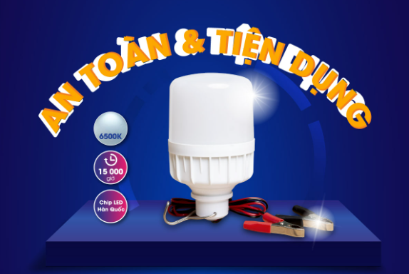 Bóng đèn LED Bulb trụ 12W DC
