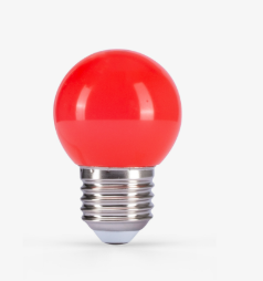 Bóng đèn LED Bulb tròn 1W màu đỏ