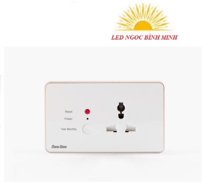 Ổ cắm âm tường chống giật OCAT01 1C/16A