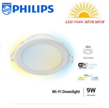 Đèn led Downlight 9W D105 Wifi philips