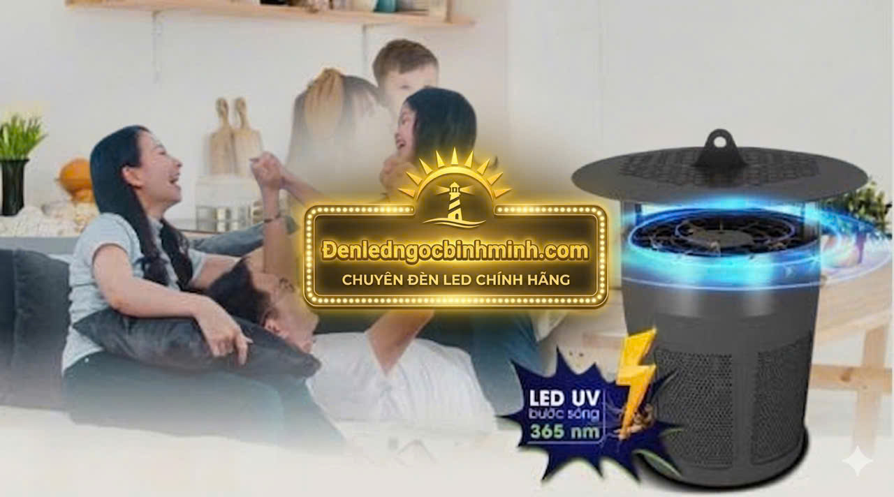 Đèn Bắt Muỗi Thông Minh Rạng Đông Hoạt Động Như Thế Nào?