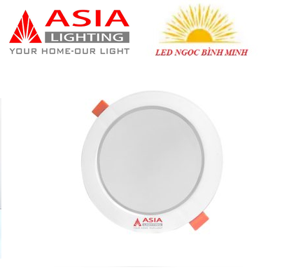 Đèn LED Âm trần viền trắng trơn thân nhôm DOB Asia